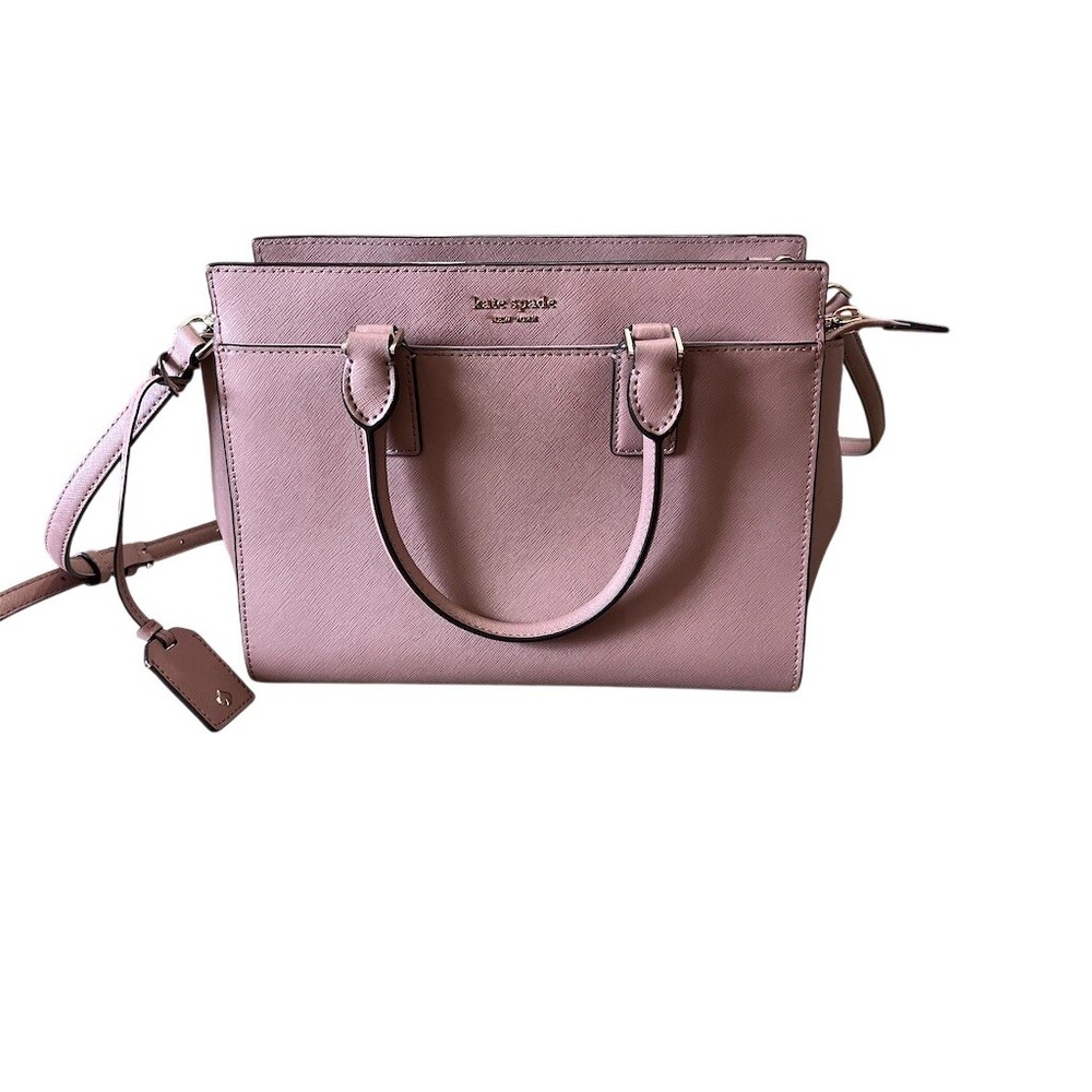 Kate Spade Cameron Medium Satchel Womens Dusty Peony Pink Crossbody Bag